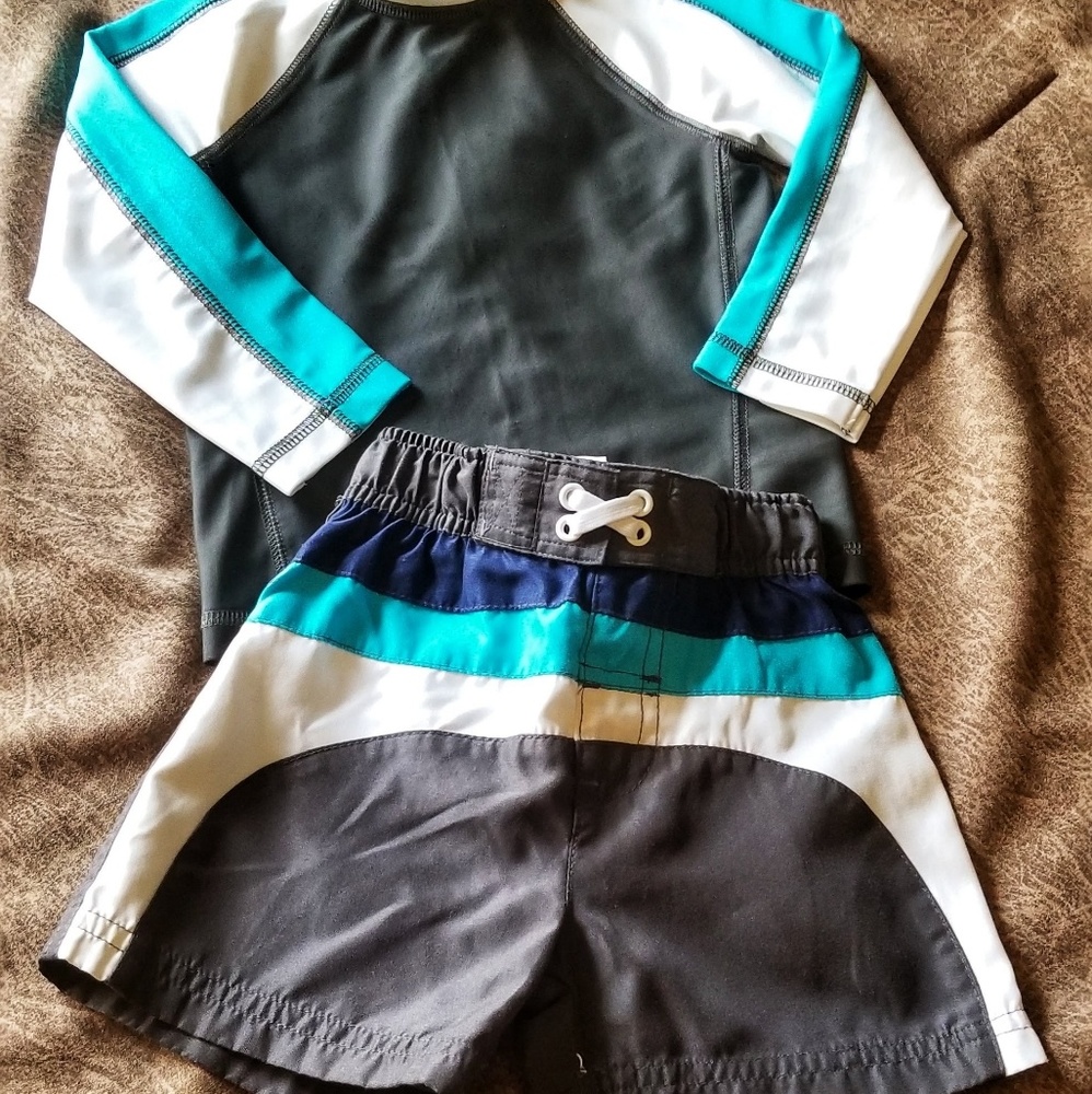 Circo Swim trunks with Rashgaurd shirt